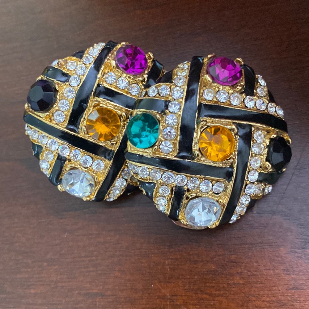Colorful Clip on Earrings
